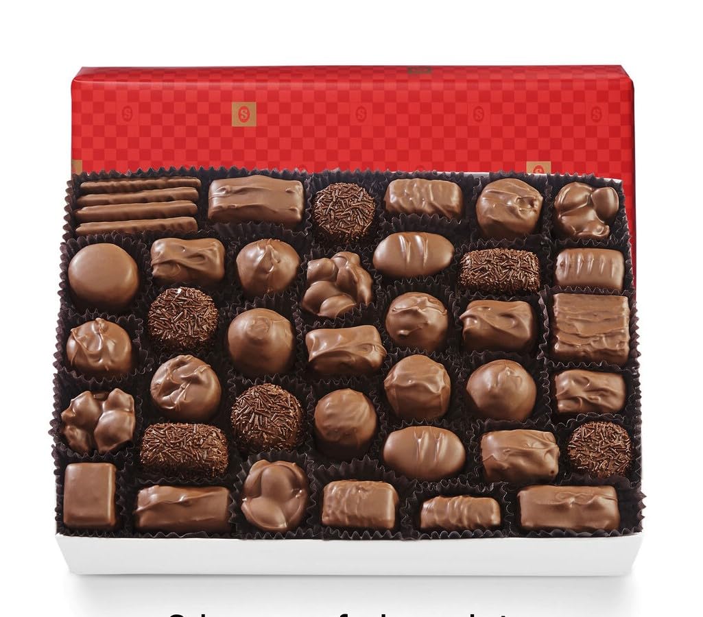 See's Candies Milk Chocolates (3 Pound (Pack of 1), Red Gift Wrap)