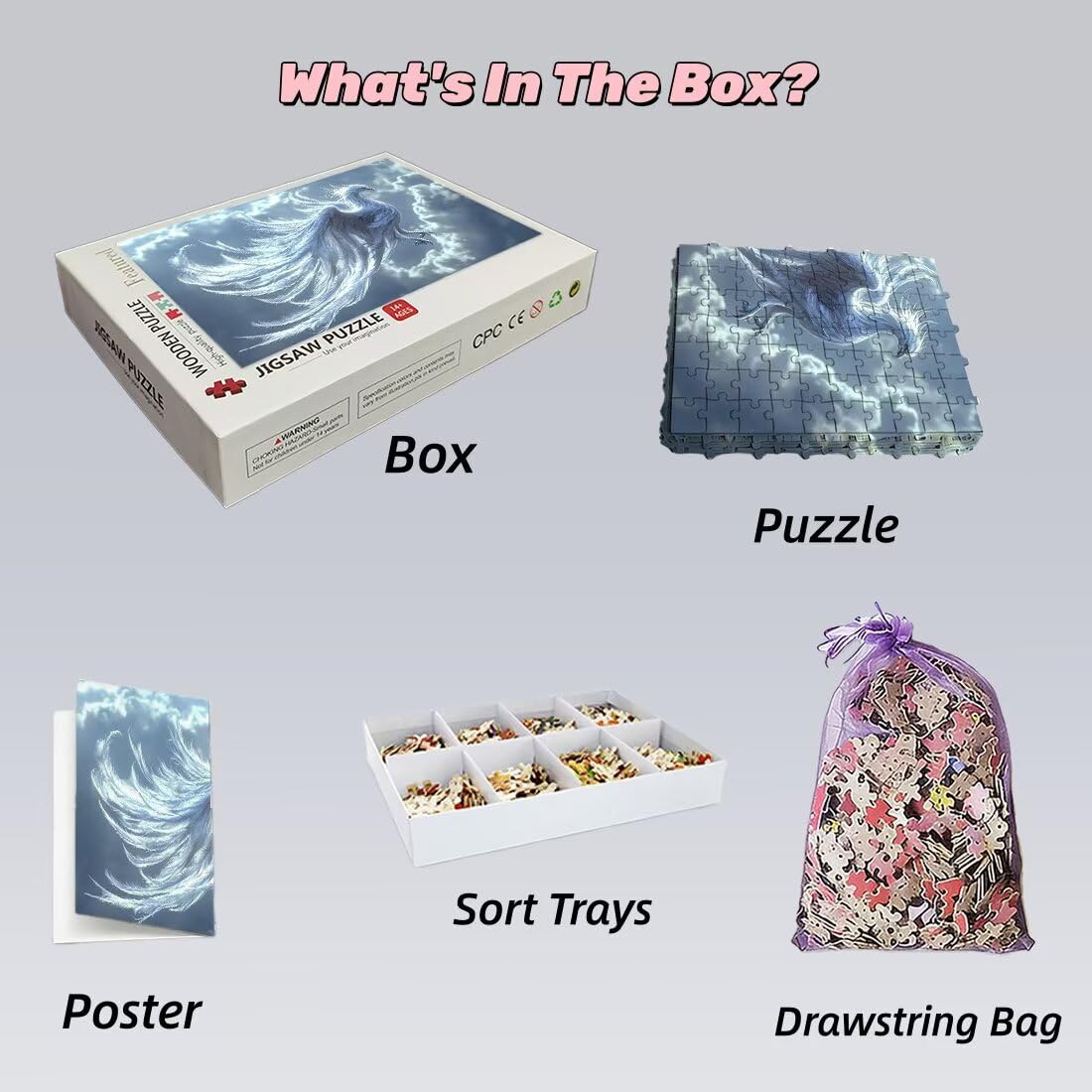 Puzzle dla dorosłych 5000, puzzle ze zwierzętami, 5000 elementów dla dorosłych, niemożliwe drewniane puzzle dla całości, klasyczna, wymagająca gra logiczna do dekompresji, prezenty dla kobiet -2121