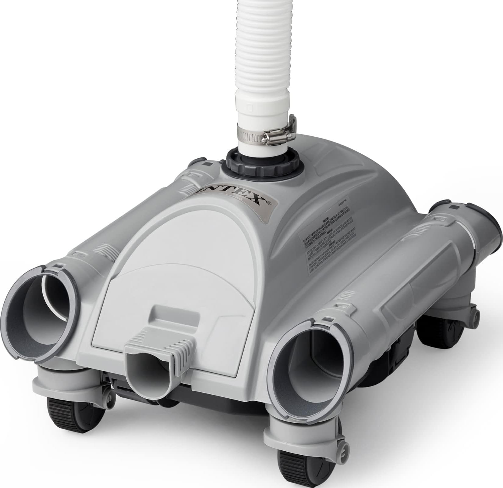 28001E Above Ground Pool Automatic Pool Cleaner: Pressure Side Vacuum Cleaner – Includes 6.5m Hose – For INTEX Pools with 1 - 1/2in Threaded Inlet Fitting