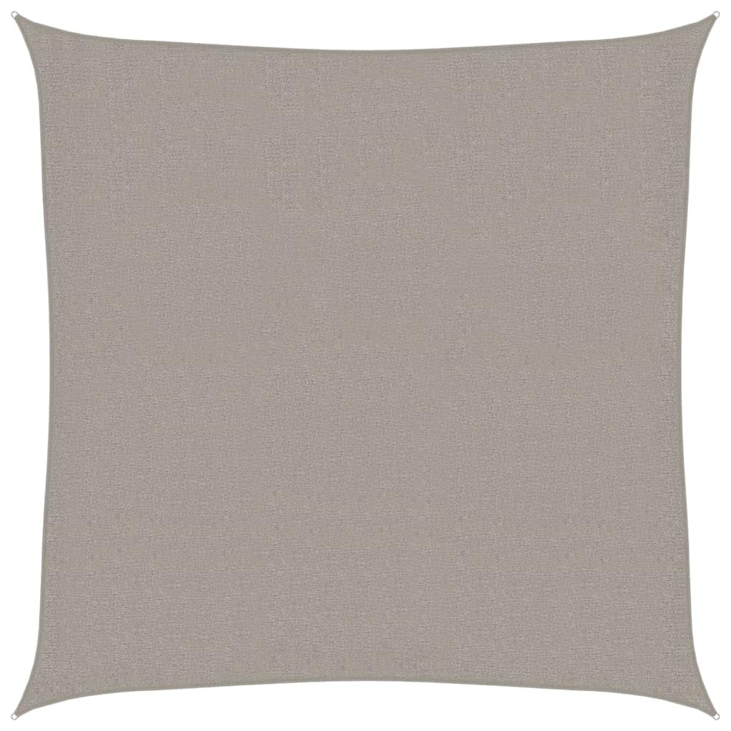 vidaXL Sunshade Sail 160 g/m² Square Light Grey 3x3 m HDPE — image 1