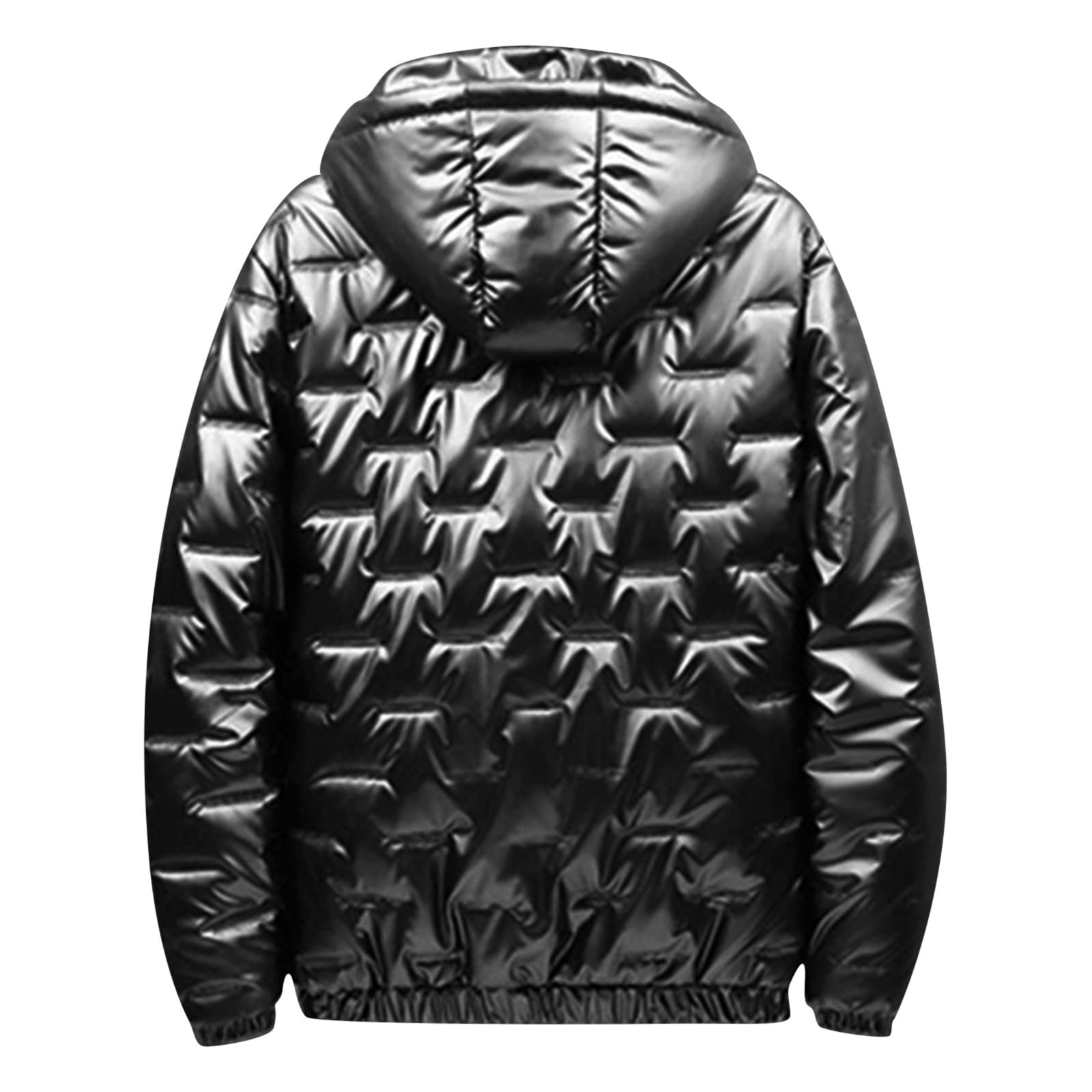 Doudoune Homme Legere, Blouson Homme Hiver Chaud, Regular Veste De Travail Manteau, Coupe-Vent Étanche Veste Résistante À L’eau Respirant Outdoor Zippé Manteau Mode Et Le Confort Cohabitent‌