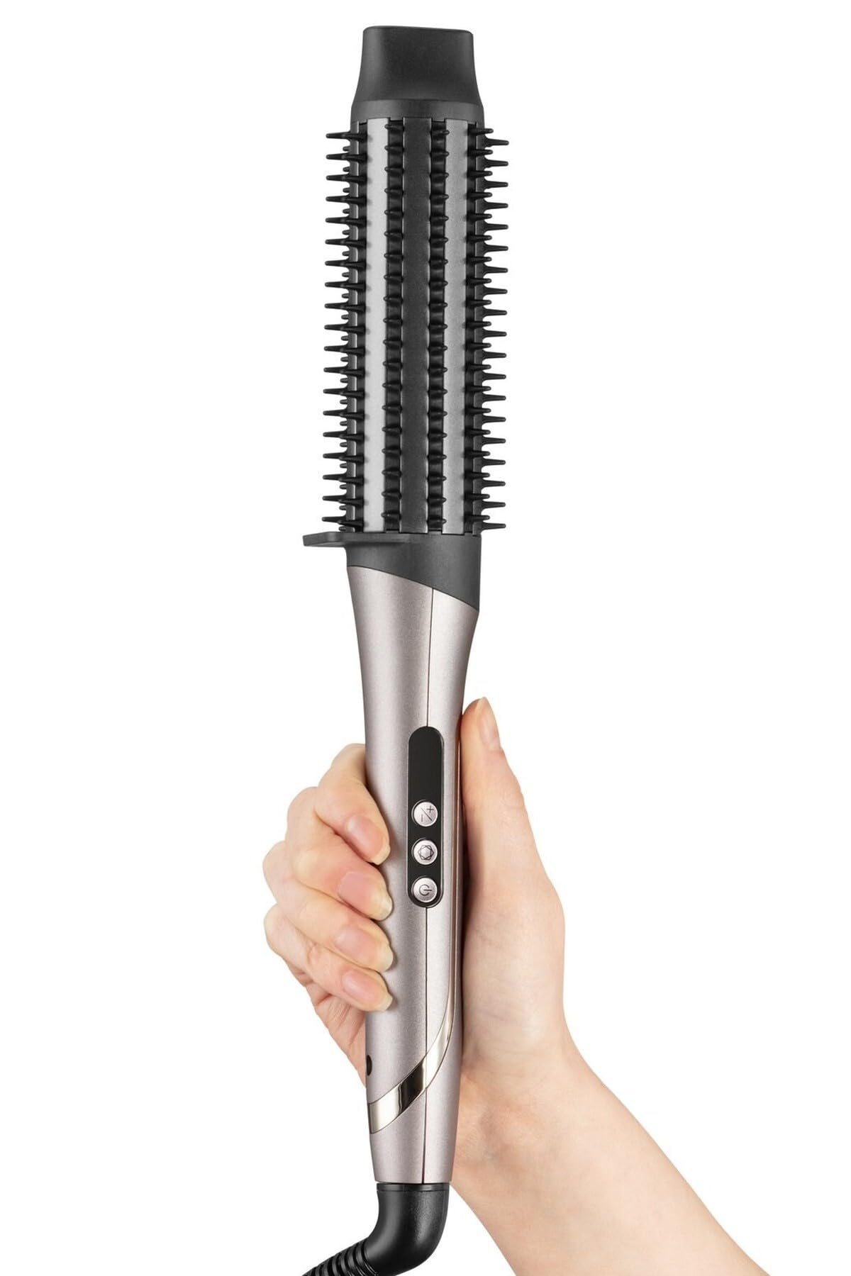 Remington Szczotka termiczna [podgrzewana beczka 38 mm, Intelligent StyleAdapt™ dostosowuje ciepło do włosów] PROluxe You (ceramika i diament, 160 do 210 °C, objętość i podnoszenie korzeni) CB9800