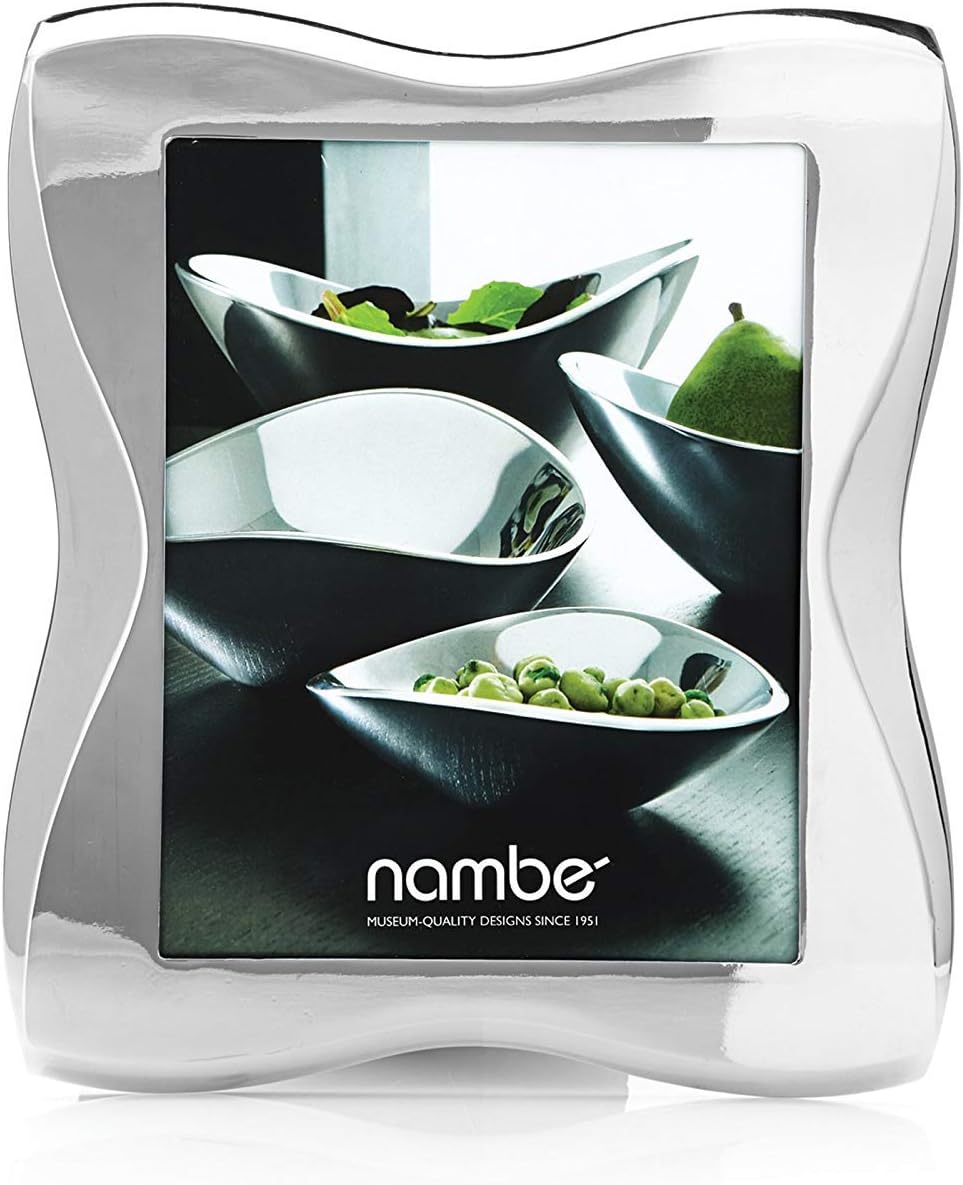Nambe Bella Picture Frame, 4" x 6" Photo Frame with