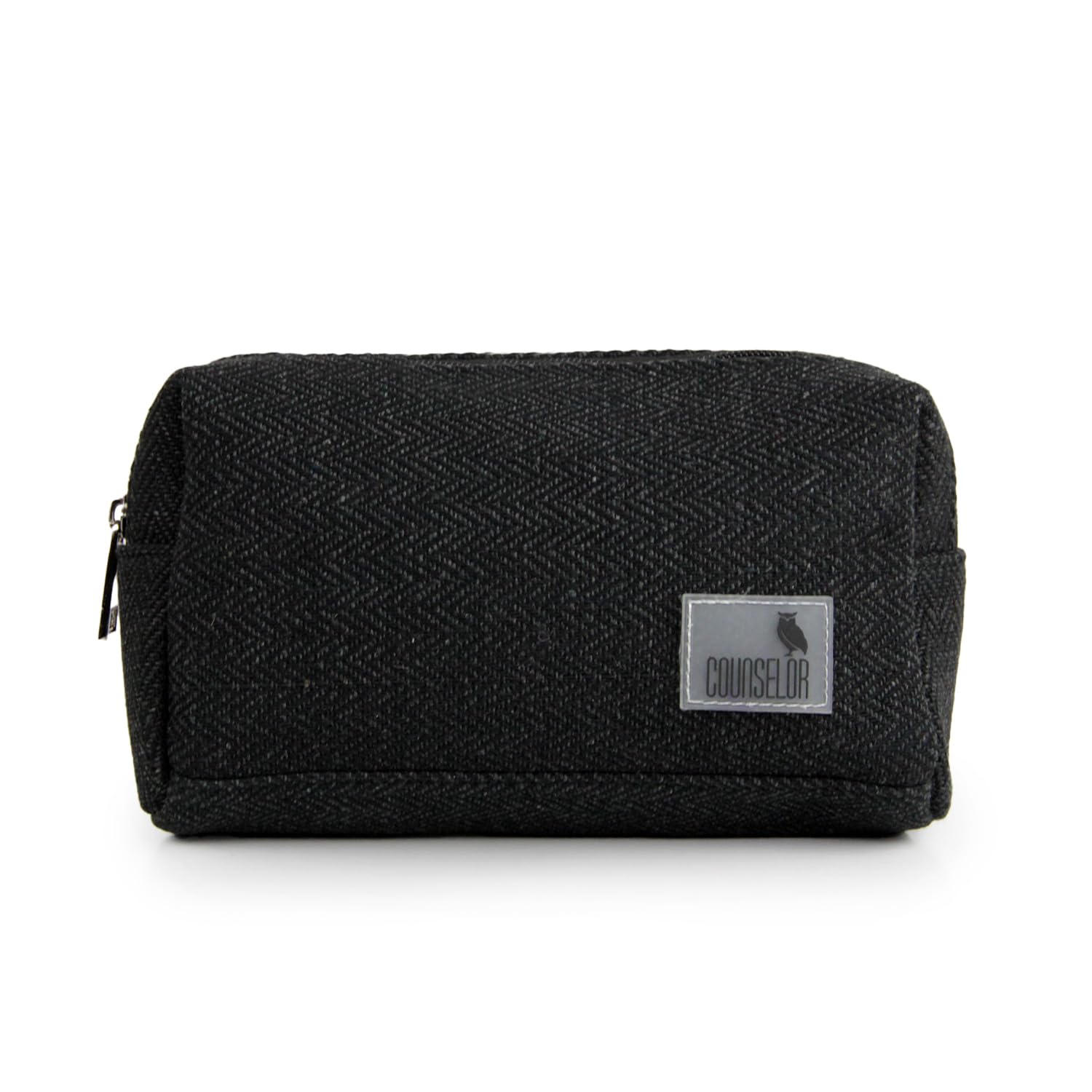 Toiletry Bag, Polyester Travel Pouch for Men & Women, Travel Organizer, Waterproof Lining, Premium Zipper, Multipurpose Cosmetic & Grooming Kit for Travel & Daily Use, Orbit (Black)-image-24