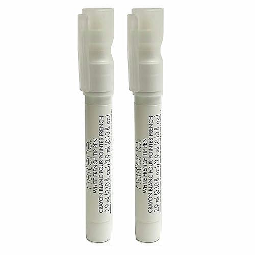 2 unidades de esmalte de uñas con punta blanca, manicura francesa, punta blanca, 2 unidades, manicura francesa, punta blanca, lápiz de esmalte de