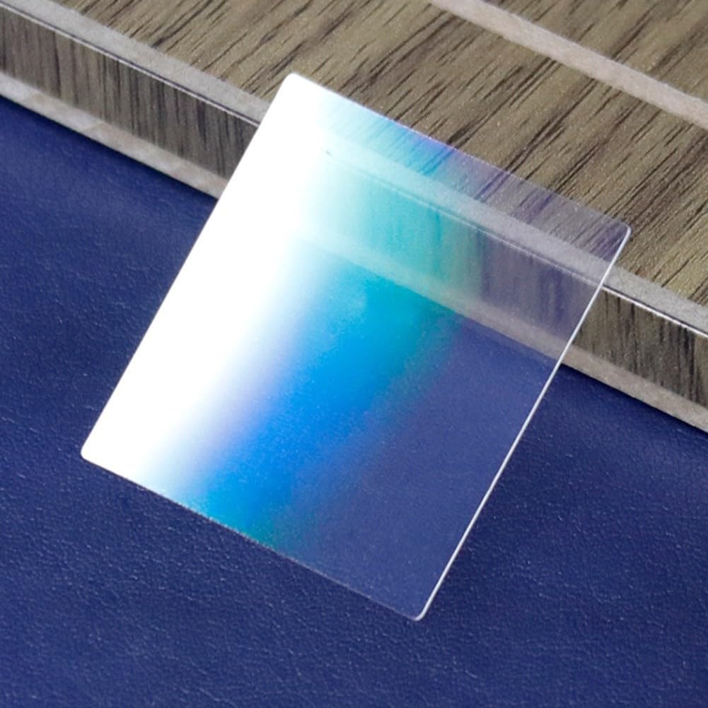 Rejilla de difracción óptica 36x38mm, rejilla de transmisión PET premium con eficiencia del 50%, ancho 200-10000nm para experimentos de espectroscopia en laboratorios escolares (600 líneas)