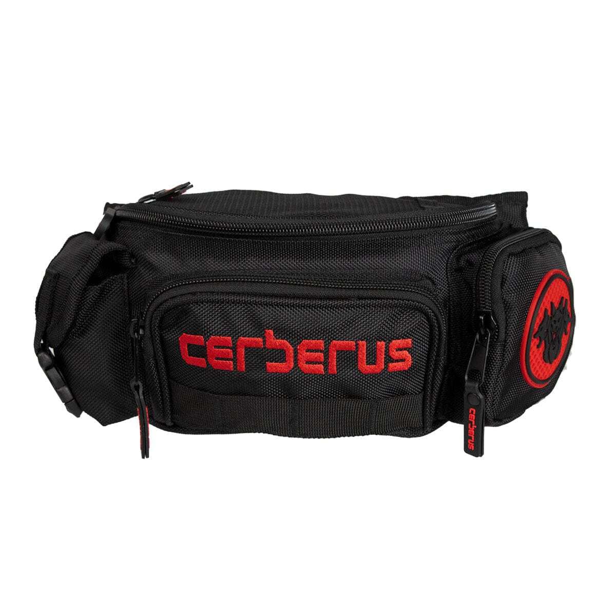 CERBERUS Strength Utility Bag – Große Bauchtasche/Umhängetasche, Schwarz, S