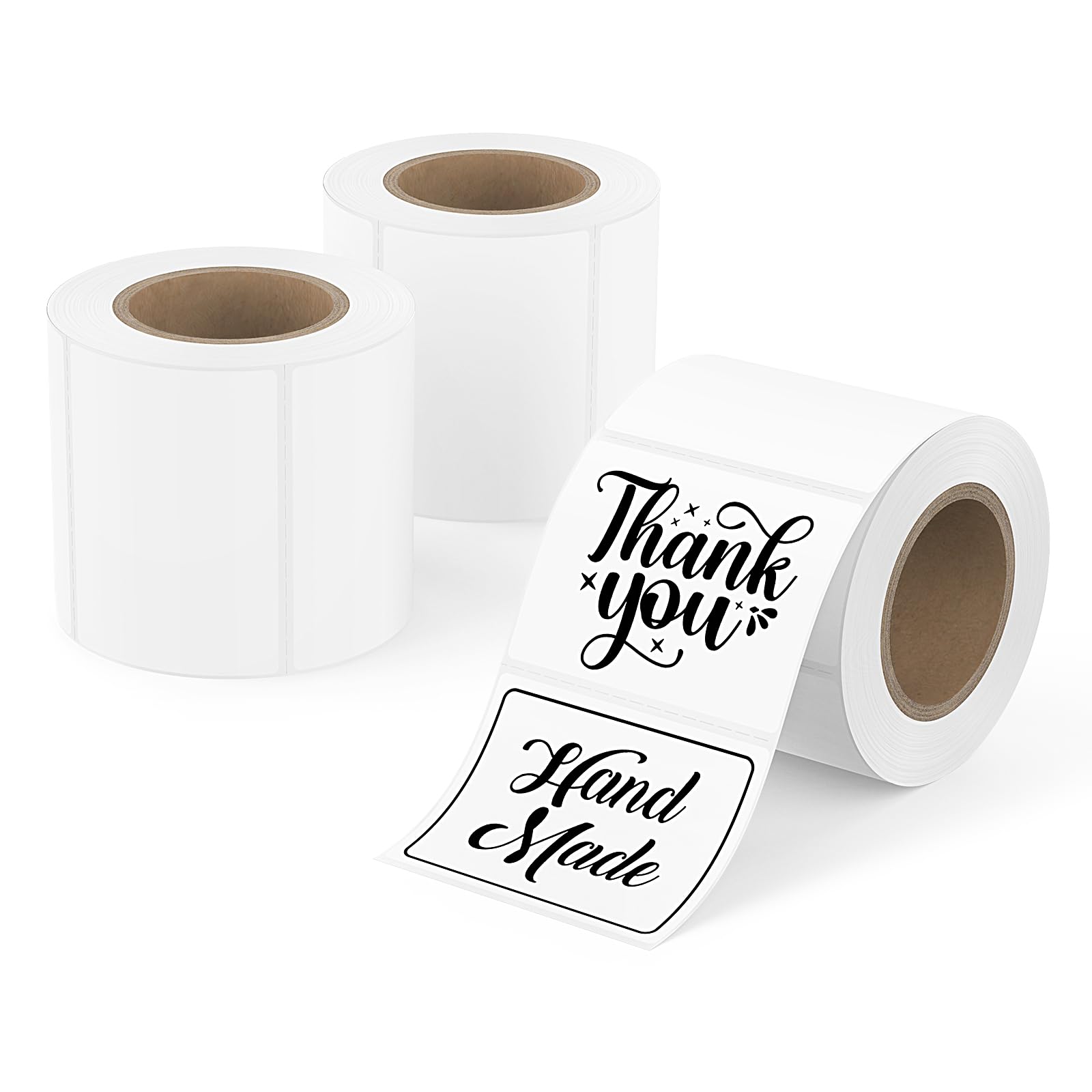 MUNBYNM110/M220/M221/M120 Thermal Label Sticker Small Size 1.57'' x 1.18'' (40 x 30mm), White, Multi-Purpose Self-Adhesive Thermal Labels, 230 Sheets/1 Roll, 3 Roll