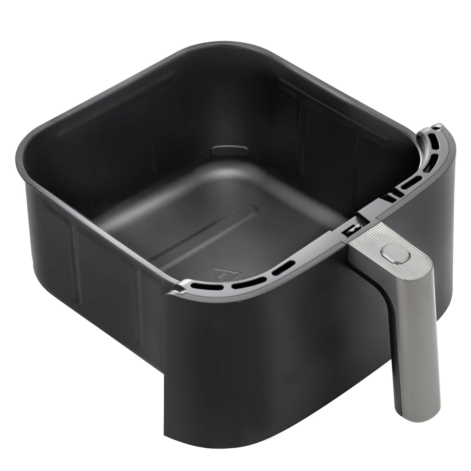 COSORI Turboblaze 6Qt Air Fryer Original Basket, Replacement Accessories for CAF-DC601-KUS Air Fryer, Ceramic, Non-Stick, Dishwasher-Safe, CRP-DC601RB-KUS, Dark Grey