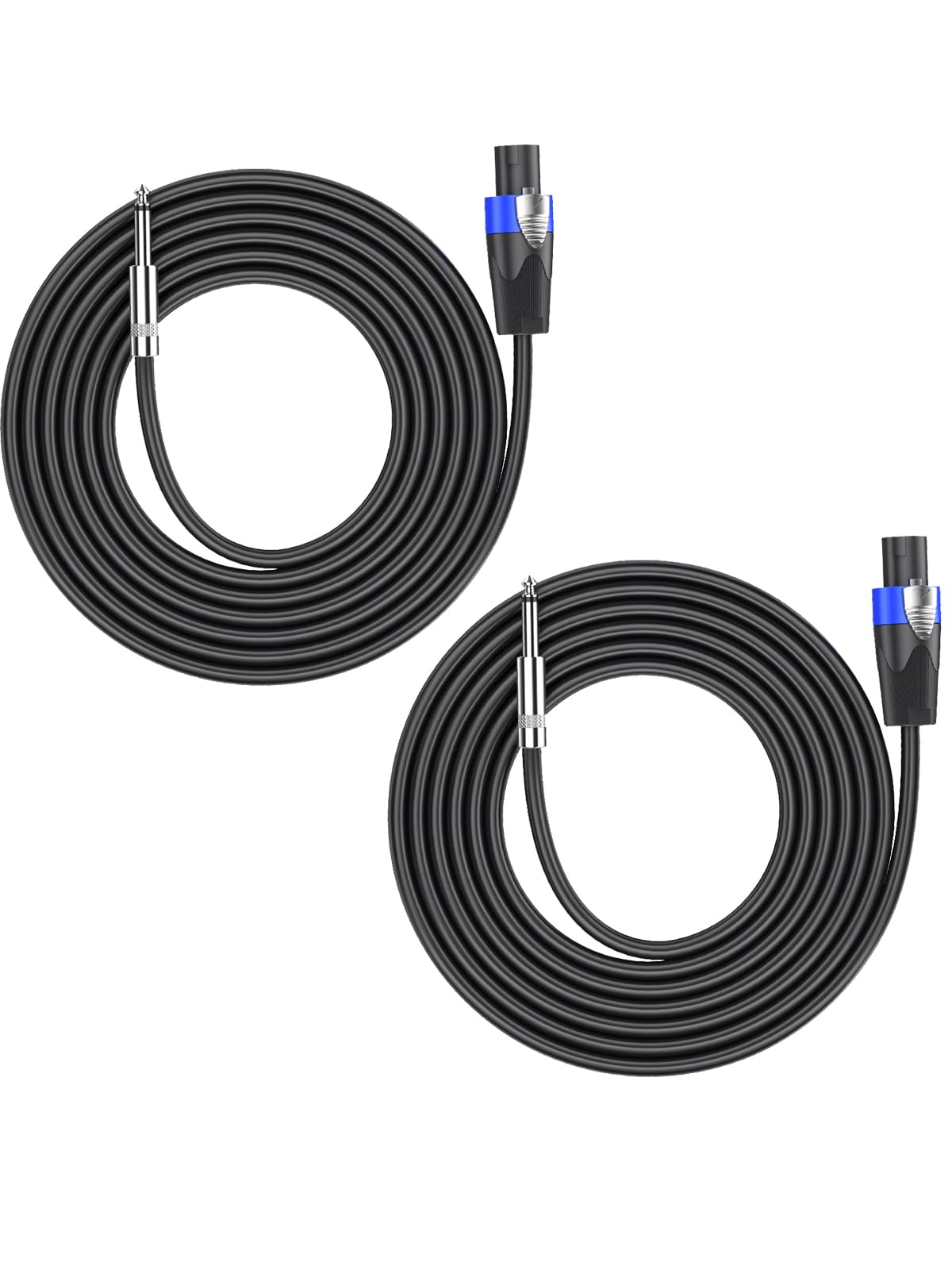GCTBL 25 m Speakon do 1/4" kabel głośnikowy 6,35 mm TS wtyczka kabel audio wzmacniacz kabel do głośników Guiar DJ/PA