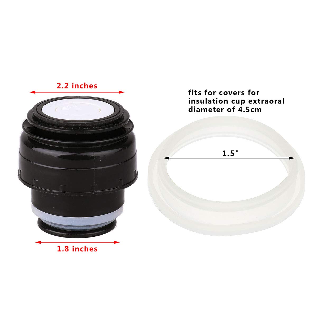 Box met 5 O-rings voor 250/500 ml thermosfles