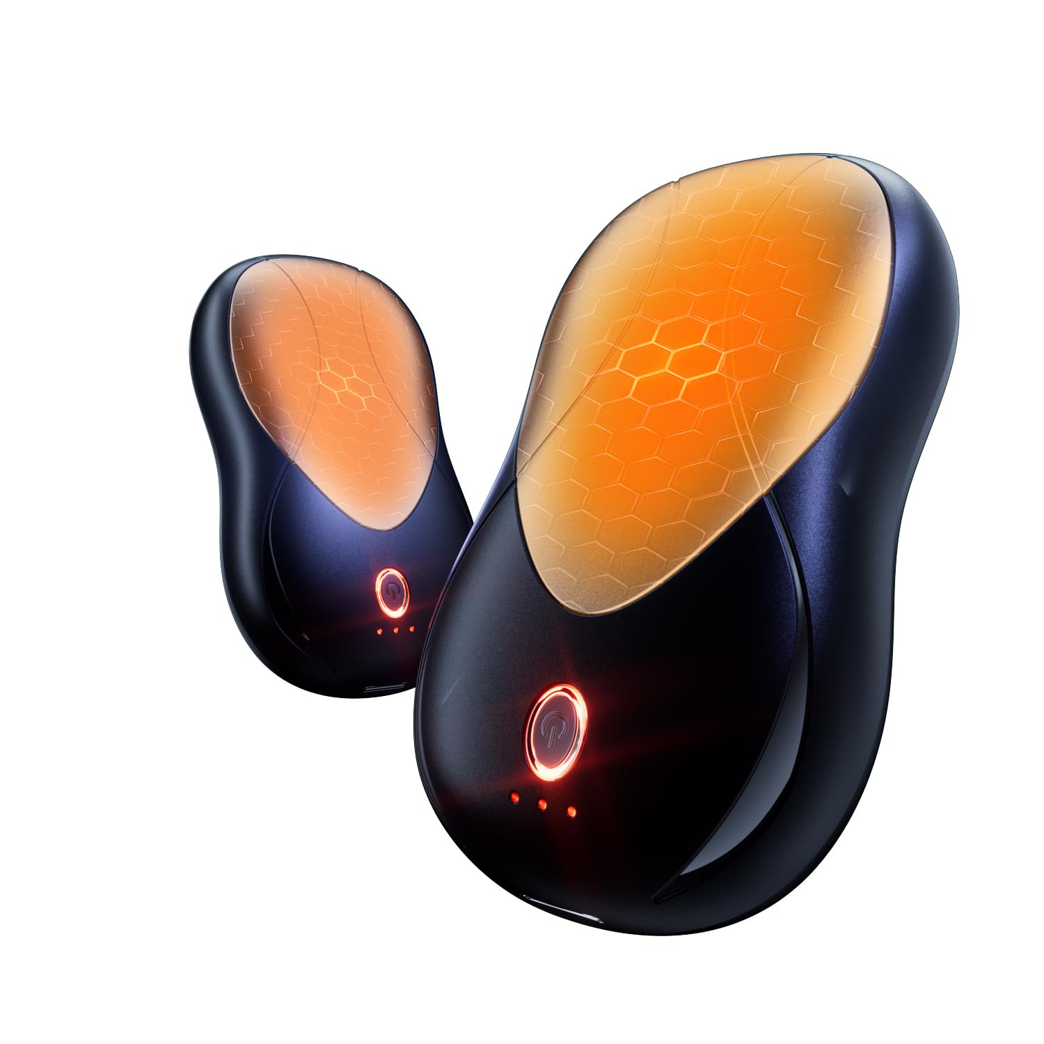 Magnetic Rechargeable Hand Warmers 2 Pack, 3 Levels Heat, Portable Pocket-Sized Heater Ultrathin Electric Handwarmers, Tech Gifts for Men Women Raynauds Golf Skiing Hiking Camping Climbing Fishi