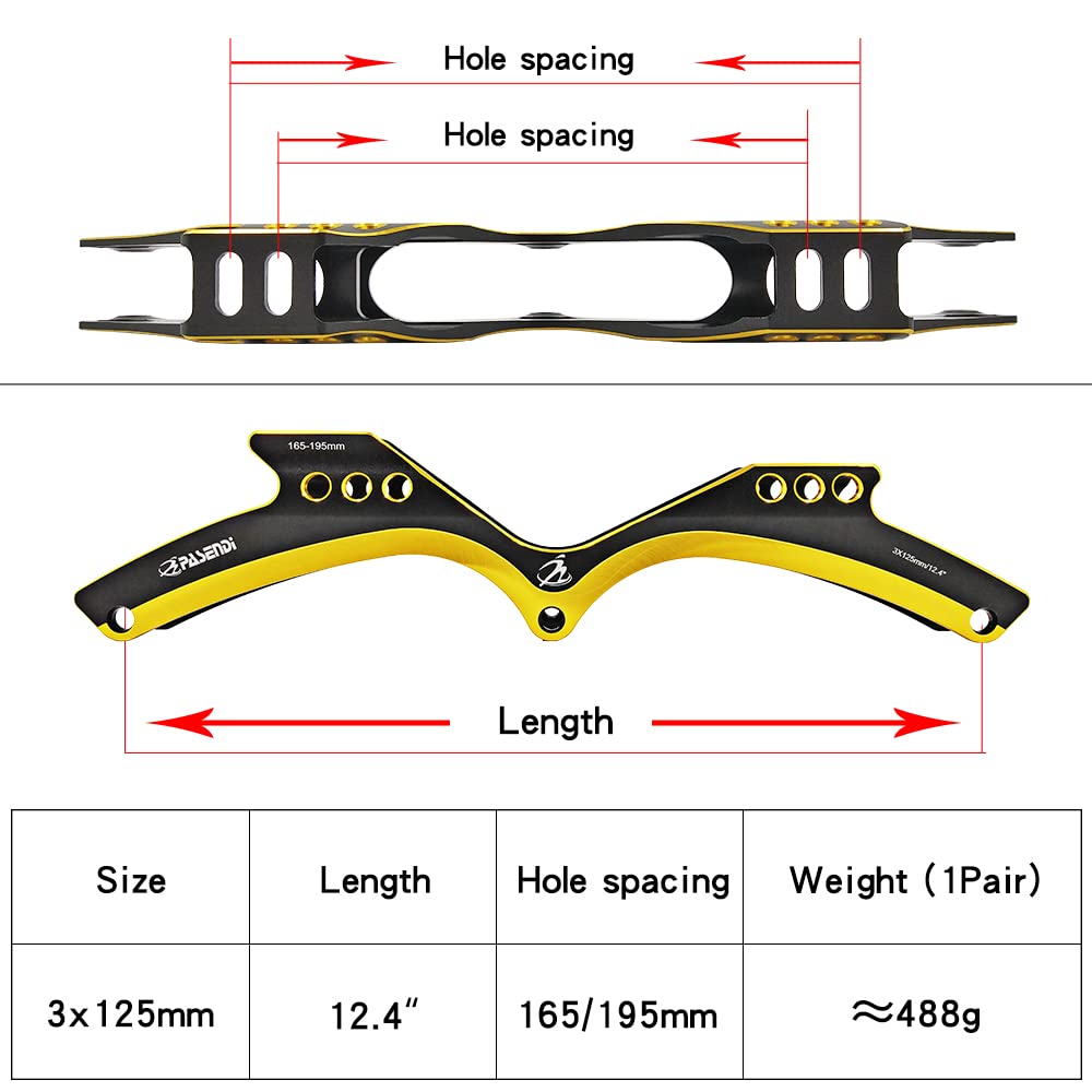 Professional Speed Skates Shoes 3 Wheels for Man 3X125MM Big Wheels Carbon Fibre Roller Skating Shoes Black Inline Skate Shoes product thumbnail 6