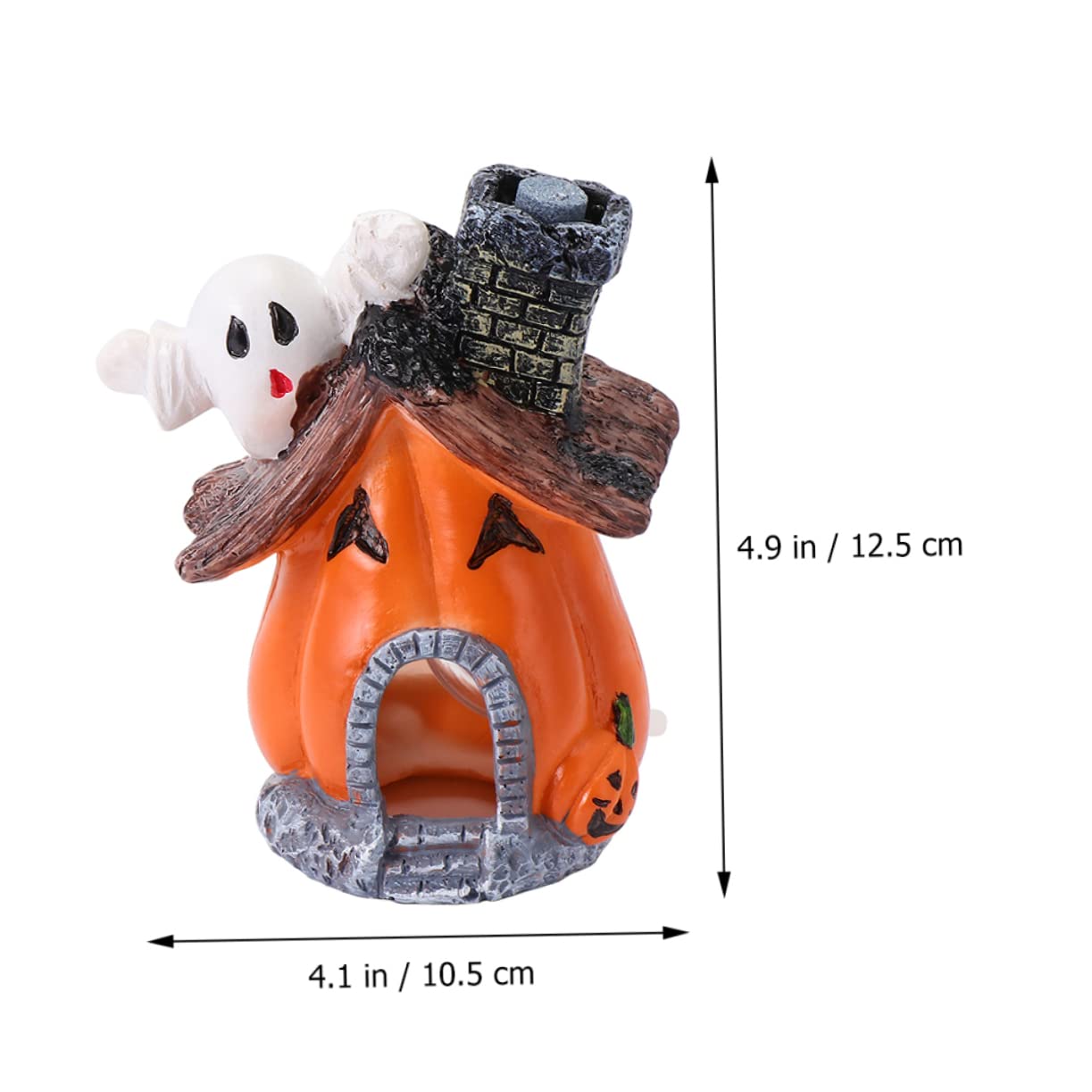 Amosfun 2 Series Decoración De Calabaza Cuevas Acuáticas De Calabaza Decoración De Peces De La Casa De De La Casa del Acuario Adorno De Peces 3 Piezas*2