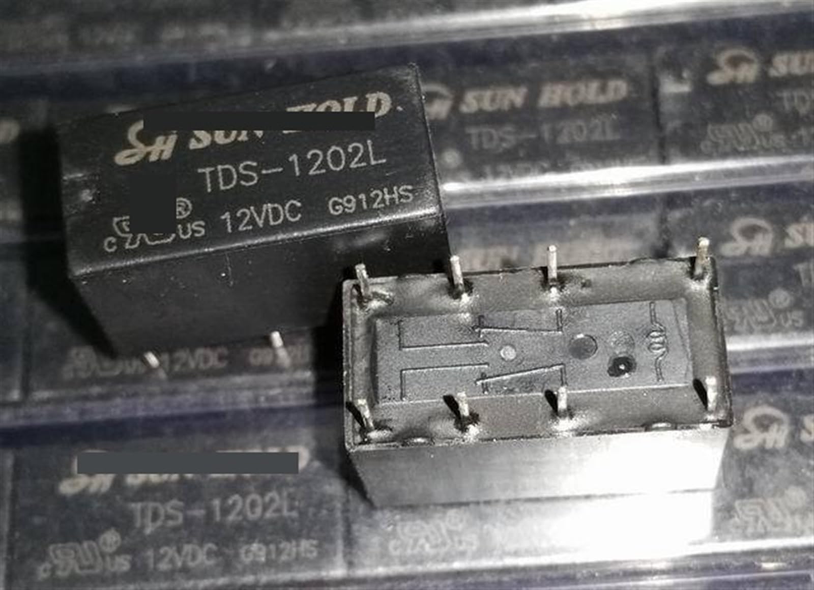 Relais TDS-1202L KmoNo 12VDC à 8 broches miniature pour circuit imprimé