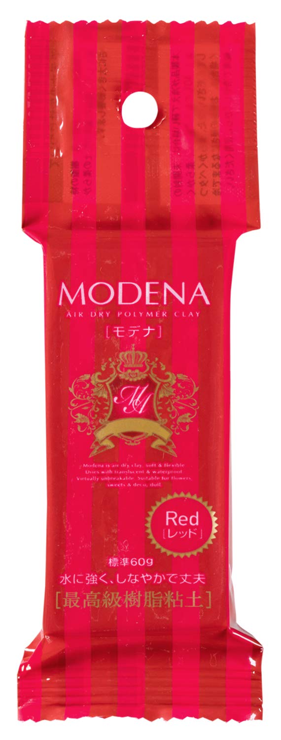 Amazon | パジコ 樹脂粘土 モデナカラー レッド 60g 赤 日本製