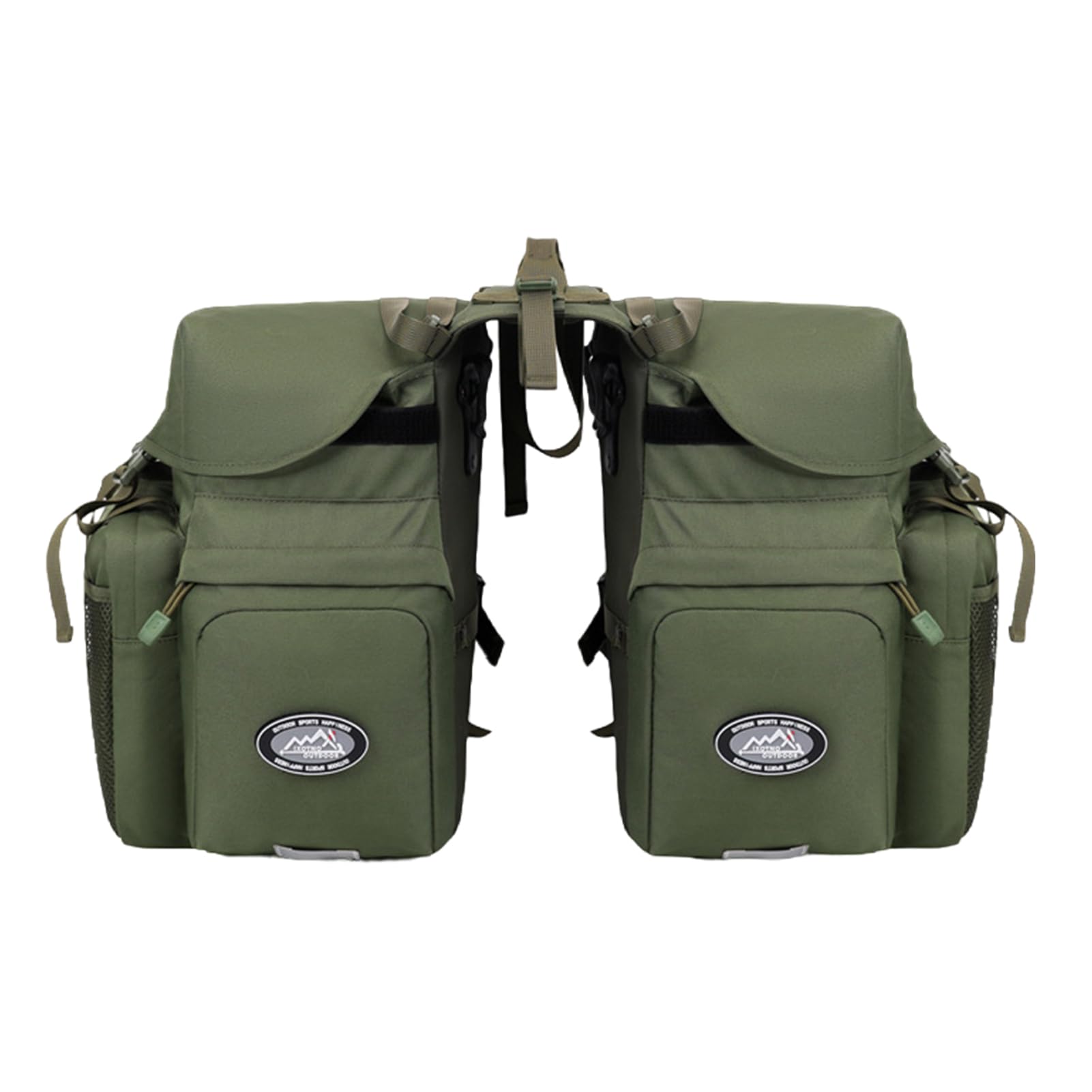 Bolsa para bicicleta de montaña debajo del asiento, impermeable y resistente a roturas. Fácil de instalar. Bolsas de lino para bicicleta para, verde