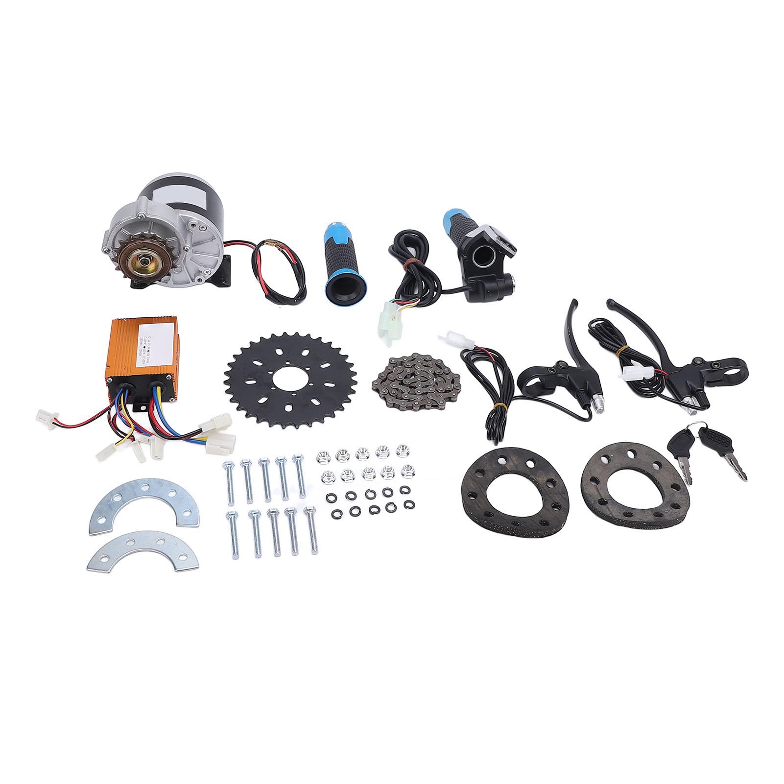 SUNGOOYUE 350W 36V 16T Zestaw Silnika Przekładni Air County Aluminium Korpus Miedziane rdzeń do Skuterów Motocykle Minicle Motocykle do Przodu