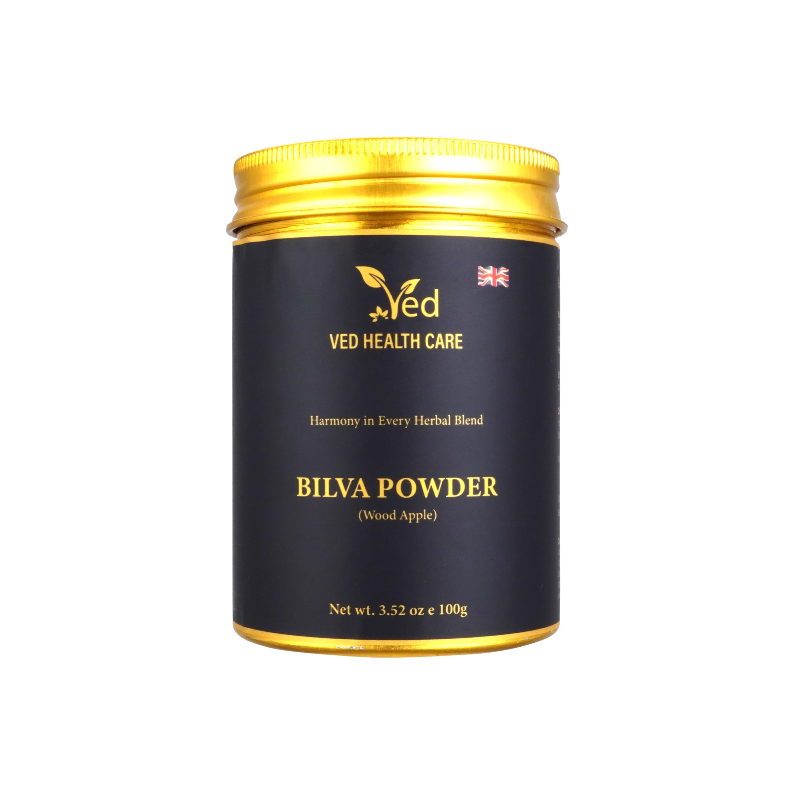 Ved Bilva Fruchtpulver, Aegle Marmelos Correa, 100% rein, sauber und natürlich, 100 g (Vorrat für 35 Tage)