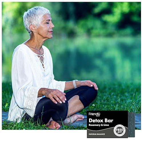 Miniatura 4 de Friendly Soap Jabón en barra de desintoxicación de carbón activado natural 3.35 oz