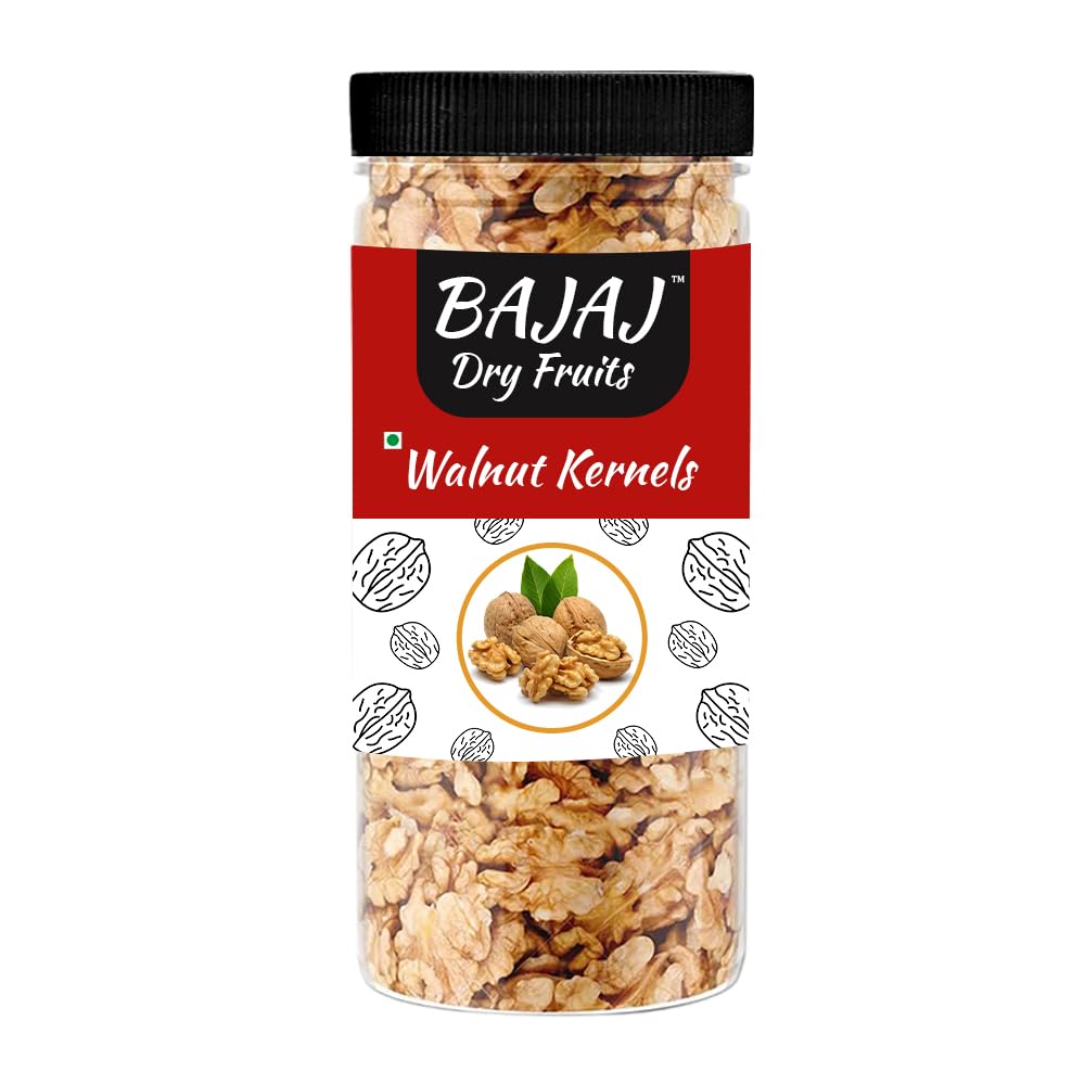 Bajaj Dry Fruits Walnut Kernels Premium |Light Colored Halves | Large Size | Rich in Omega-3 | Akhrot Giri | Delightful Snack | Without Shell | Brain Food | Crunchy Nuts (250gm) (B0D4M2ZWB6) Amazon Price History, Amazon Price Tracker