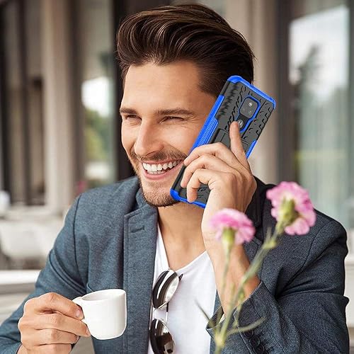 Miniatura 6 de Funda para Moto G Play 2021, funda Moto G Play con protector de pantalla HD, protector de silicona a prueba de golpes con función atril para Moto G