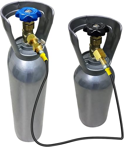 Miniatura 6 de NTSUMI Adaptador de carga de estación de llenado de tanque de CO2 con manguera de 60 pulgadas apto para llenado de máquina de soda CGA320 a CGA320