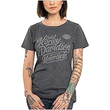 Women's Full Force Embellished Short Sleeve Tee - Black