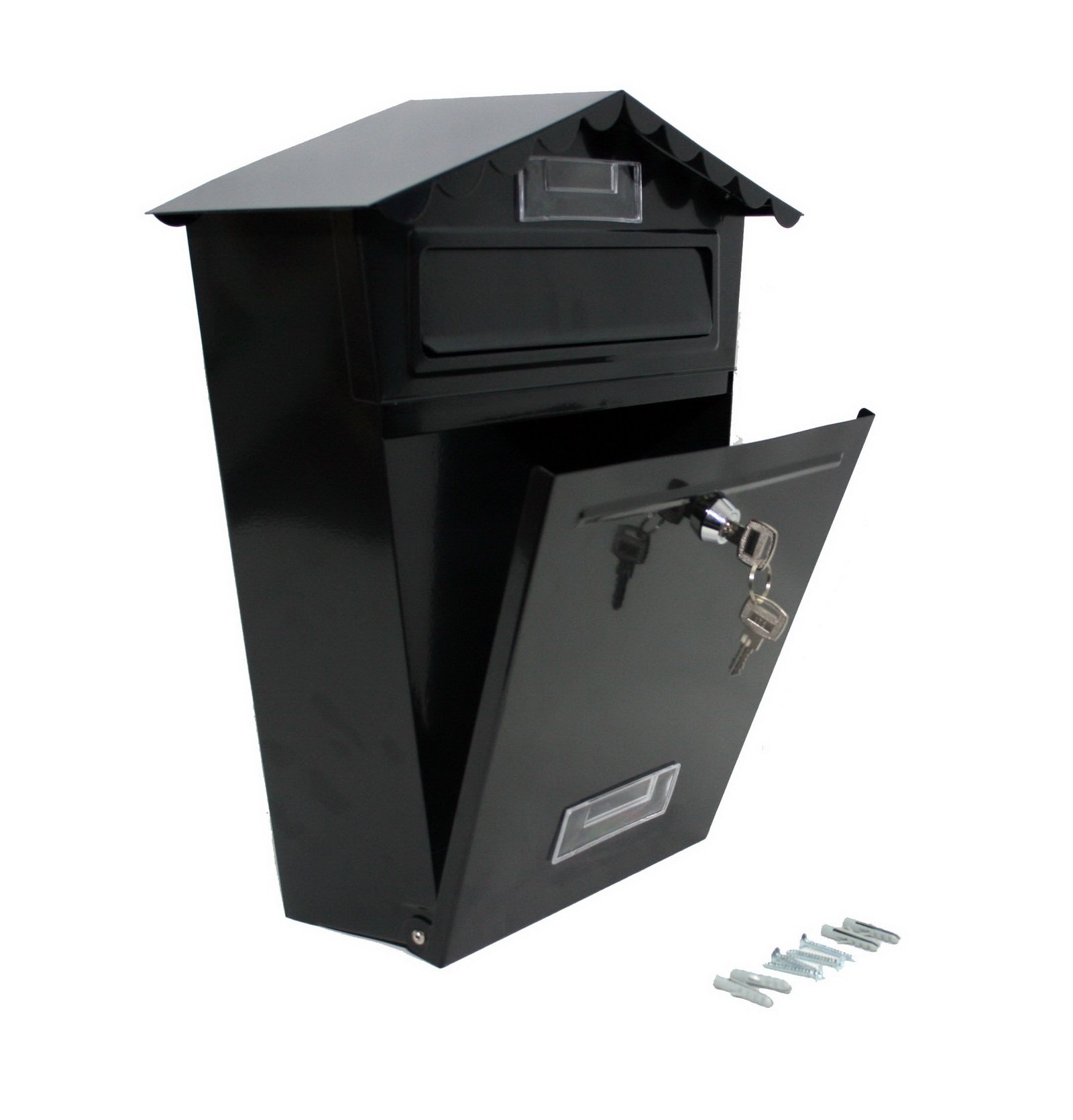 Marksman Black Exterior Letterbox
