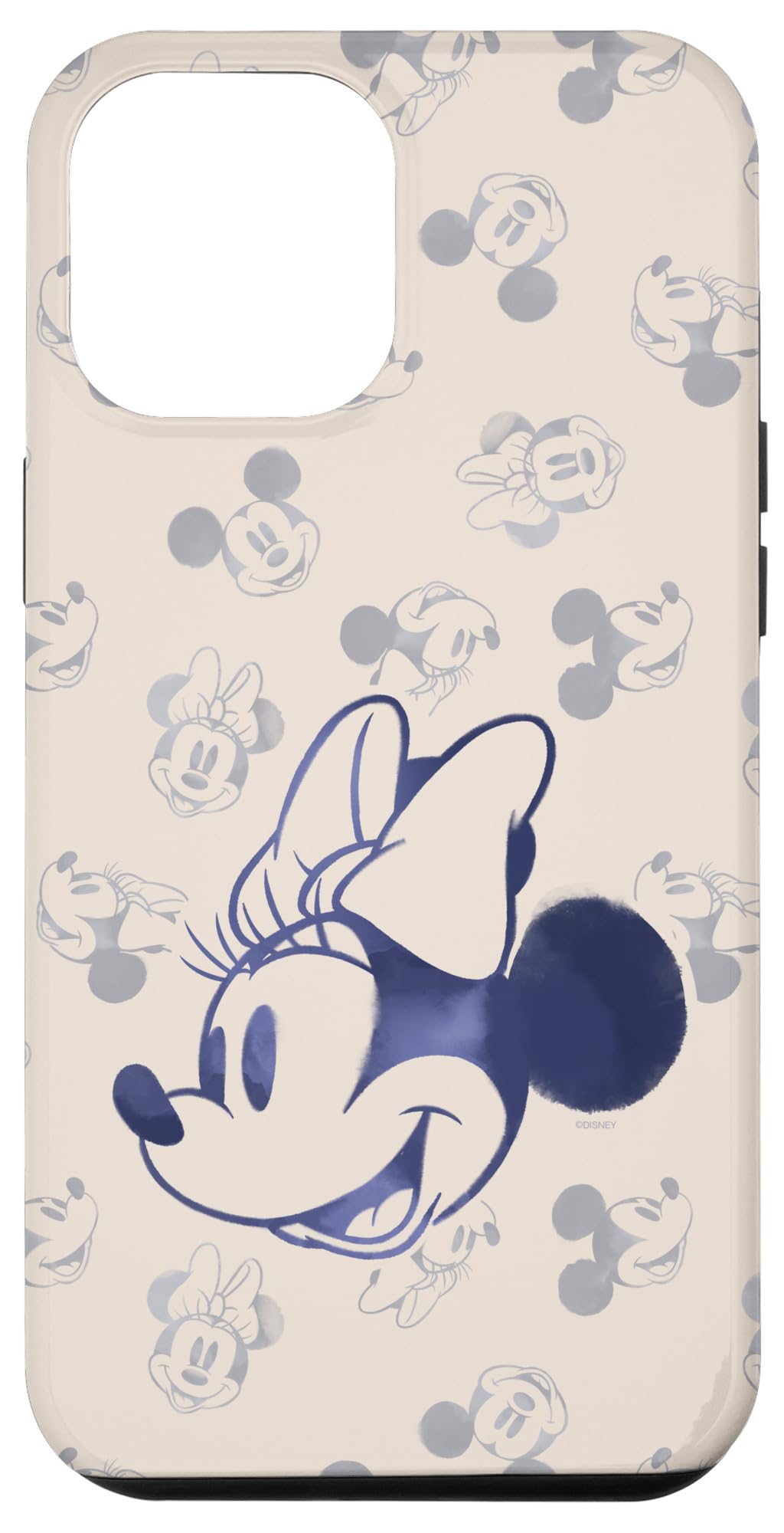 iPhone 12 Pro Max Disney Minnie and Mickey Mouse Heads Retro Vintage Classic Case