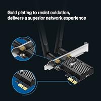 Vista 7 de Tarjeta WiFi TP-Link WiFi 6 PCIe para PC de escritorio AX3000 (Archer TX55E), Bluetooth 5.2, WPA3, adaptador inalámbrico de doble banda 802.11ax