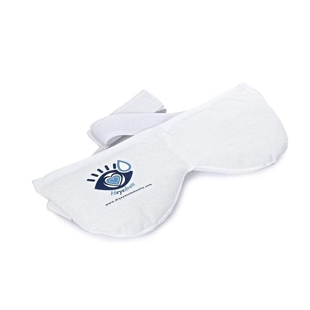 Heated Eye Mask - Soothing Warm Cold Compress for Temporary Relief of Irritated Eyes Dryness Crusty Eyelids Eyelid