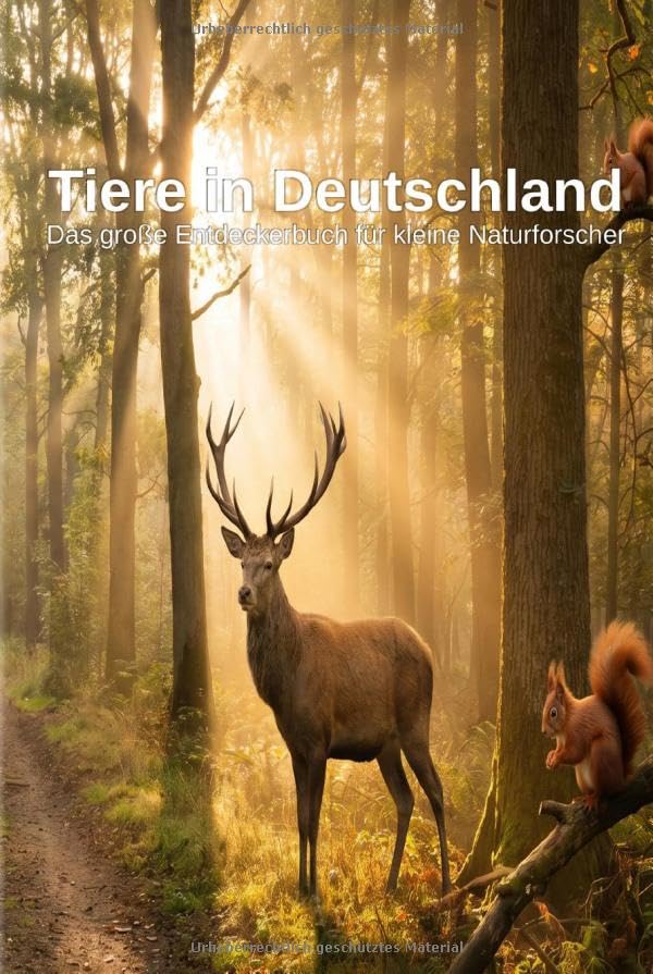 Tiere in Deutschland: Das große Entdeckerbuch für kleine Naturforscher (German Edition)