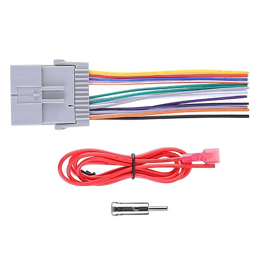 Miniatura 2 de Arnés de cableado estéreo de repuesto para GM para Chevrolet para GMC para Buick para Cadillac Coche Radio Arnés de cable Adaptador de antena Kit de