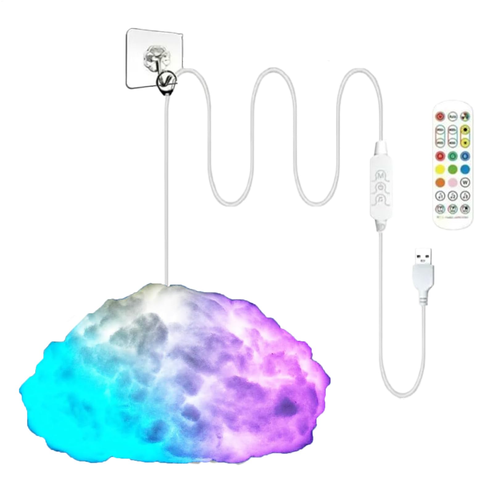 Lampe nuage LED luminaire d'ambiance pour une chambre d'ado cocooning