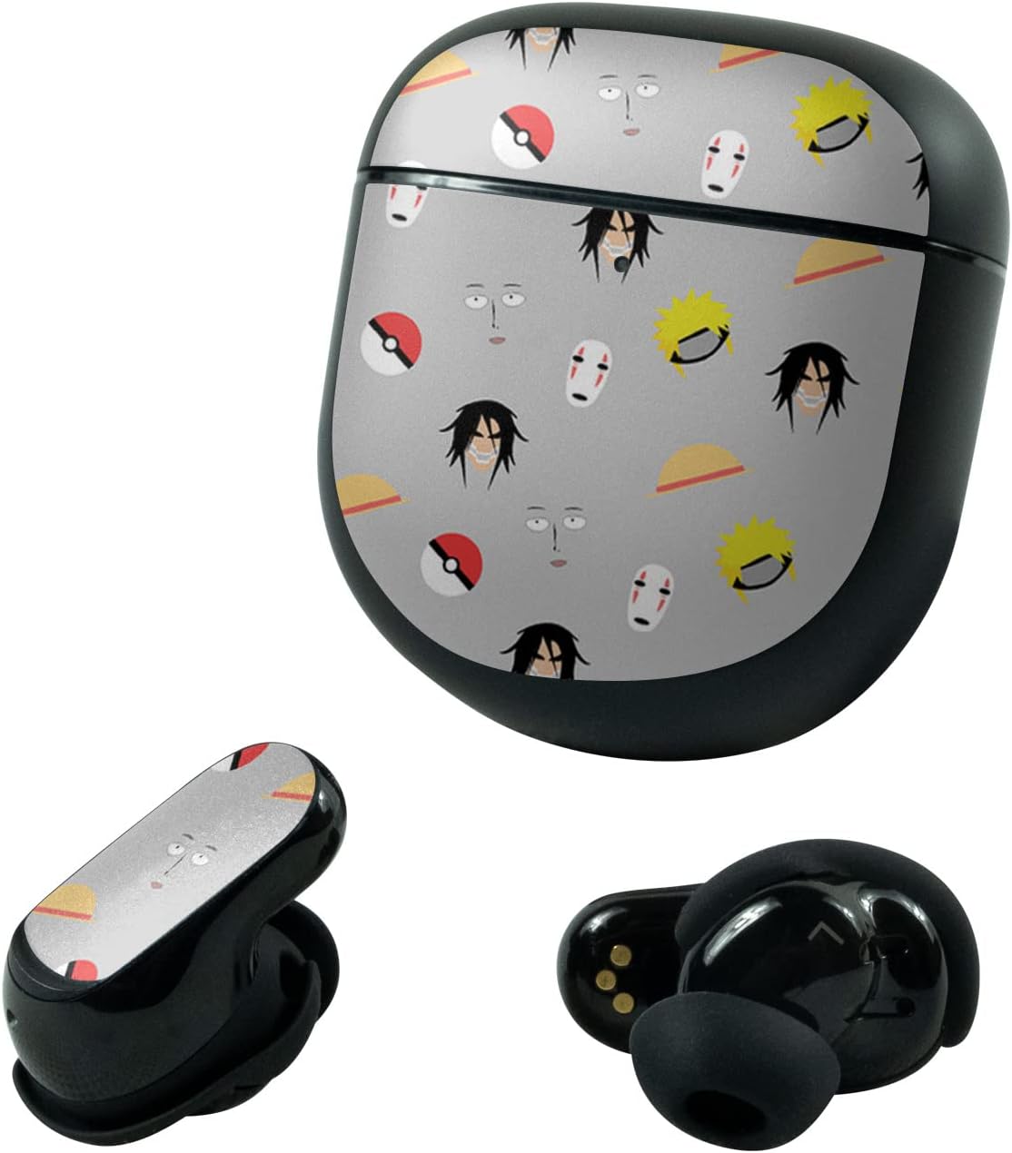 MightySkins Skin Compatible with Bose QuietComfort Earbuds II (2022) - Anime Fan | Protective, Durable, and Unique Vinyl Decal wrap Cover | Easy to Apply, Remove, and Change Styles | Made in the USA