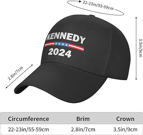 Miniatura 6 de gymini Kennedy para Presidente Sombrero Kennedy 2024 Save America Hat Anti Biden Sombrero Demócrata Sombrero Deportes Béisbol Papá Gorra de