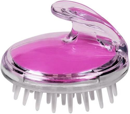 Miniatura 8 de shlutesoy Peine para el cabello Masajeador de pelo Peine de plástico Champú cuero cabelludo Ducha Cuerpo Lavado Cepillos Color aleatorio