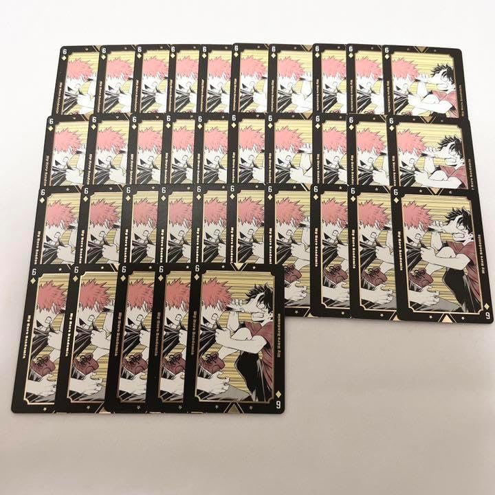 ヒロアカ 爆豪勝己 トランプ ♥10 20点 ヒロアカ 爆豪勝己 BIGトランプ 36