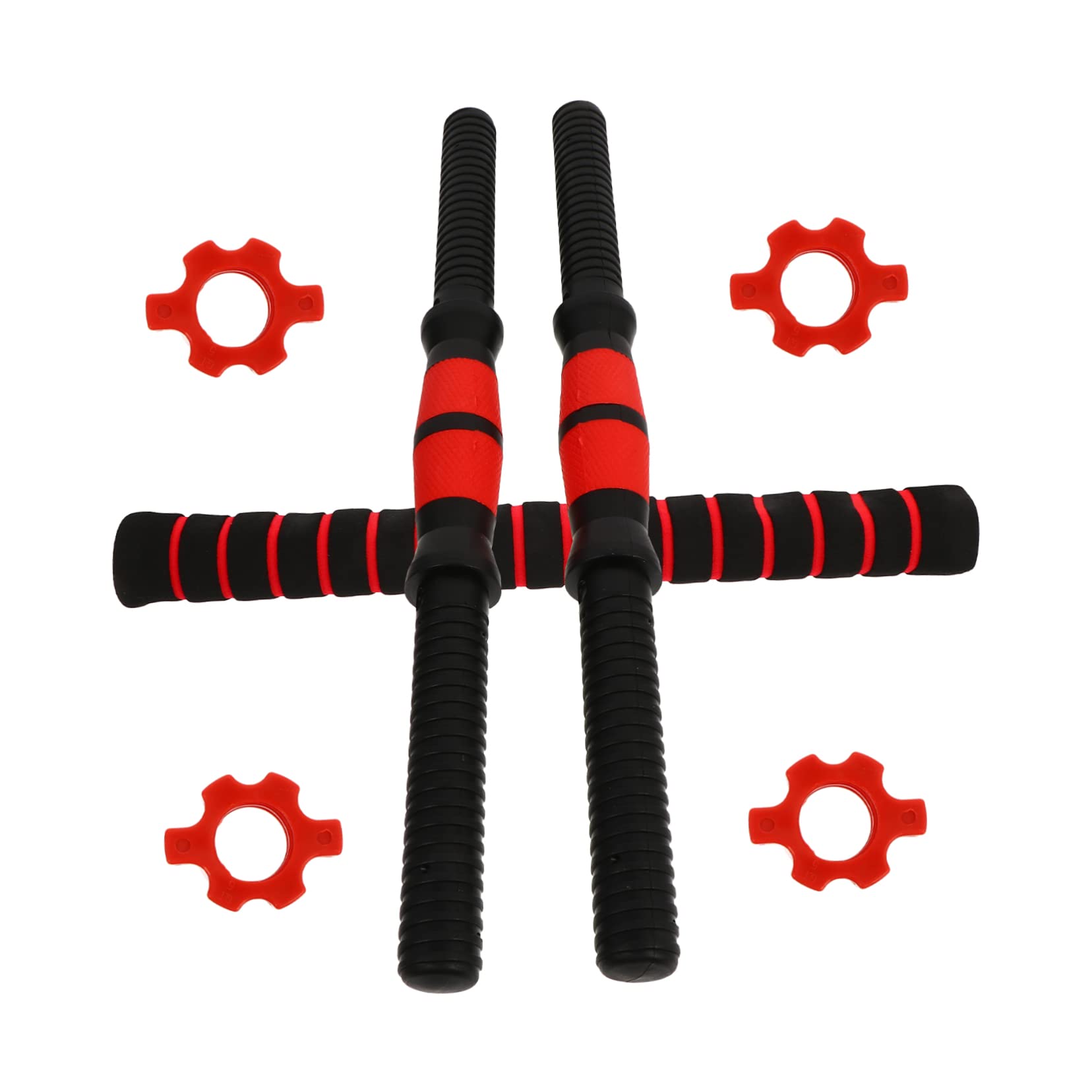 UKCOCO Set di Bilancieri Connettore in Acciaio Inox 40 Cm, Barra per Manubri Stabile e Confortevole per Allenamento Fitness Domestico e Palestra