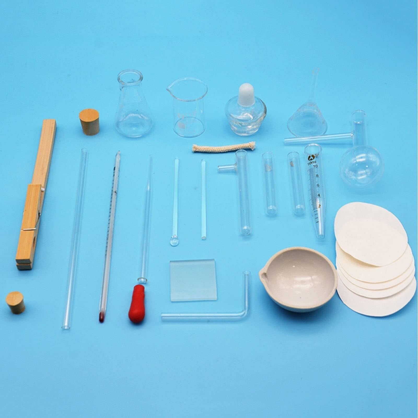 Mikrochemischer Experimentierkasten, Mini-Chemie-Experimentierset, Chemie-Experimentierausrüstung Für Schüler Der Mittelschule