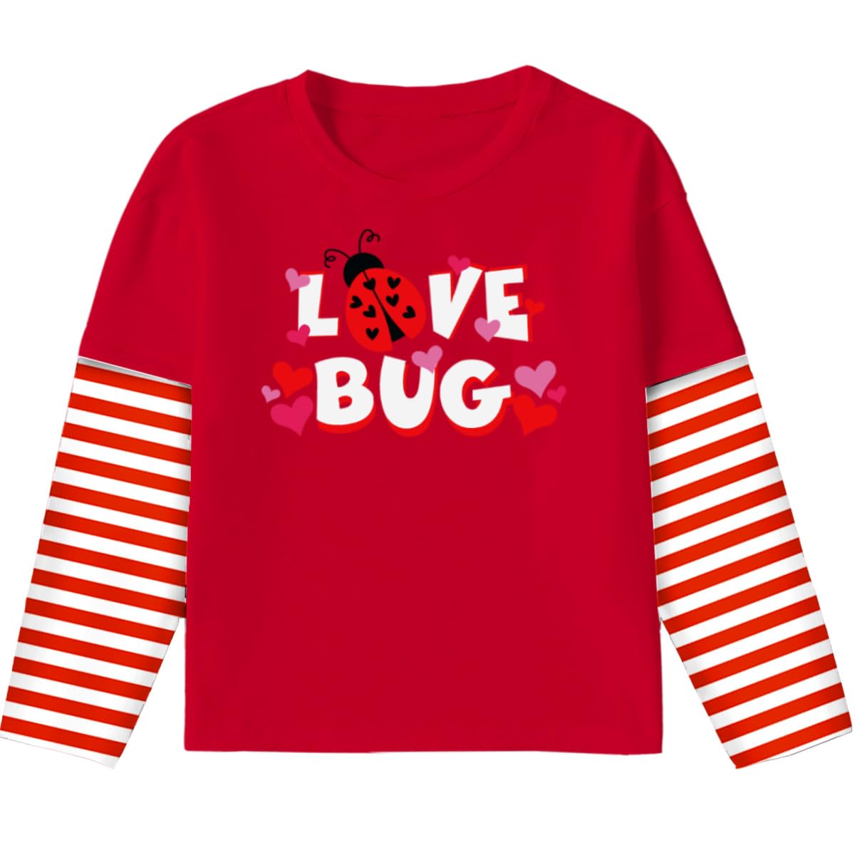 Remimi Unisex Kids St Patricks Day Print Shirt Irish Stripe Shirts 2-12 Years