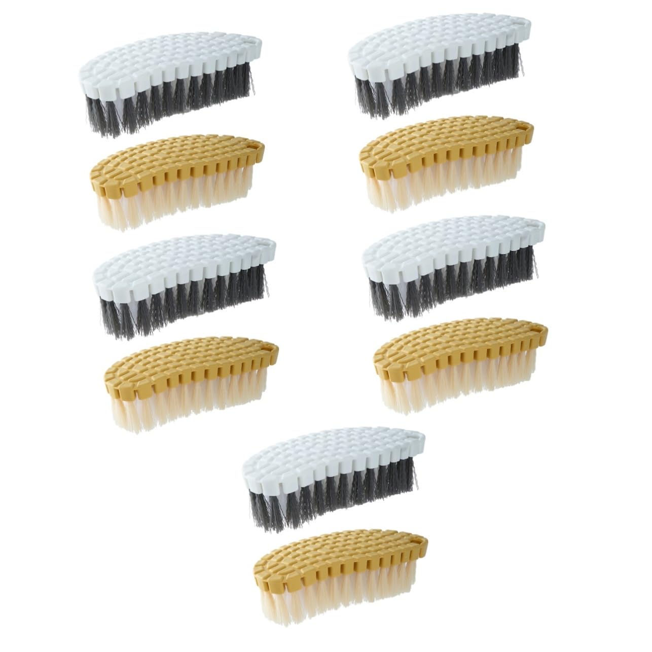 Zerodeko 5 Set Pennello Per La Pulizia Del Domestico Setola Macchia Microfibra Scrubber Piccola Spazzola Per La Pulizia Spazzola Per Vestiti Spazzola Manuale Plastica 2 Pezzi * 5