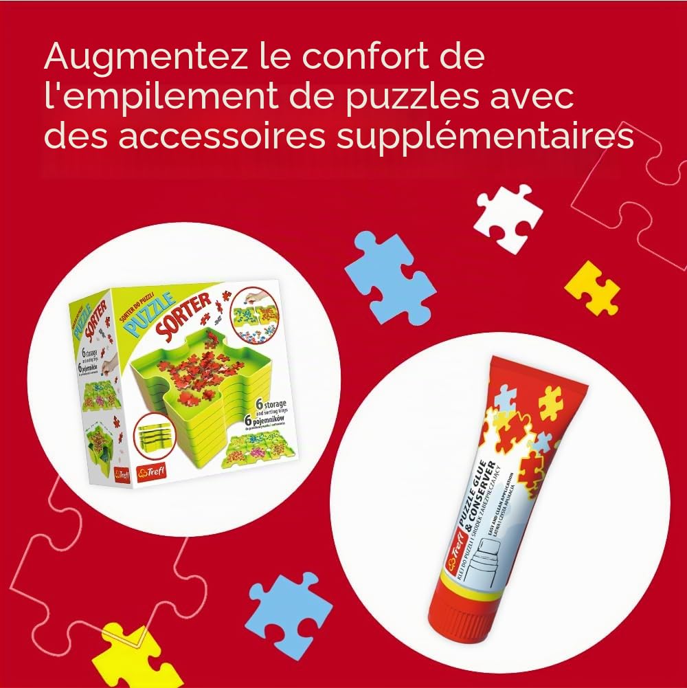 Trefl - Tapis de Puzzle, 500-6000 pièces - pour Le Transport et Le Stockage des Puzzles, Grande Taille, pour Les Puzzles jusqu'à 136x96 cm de Taille