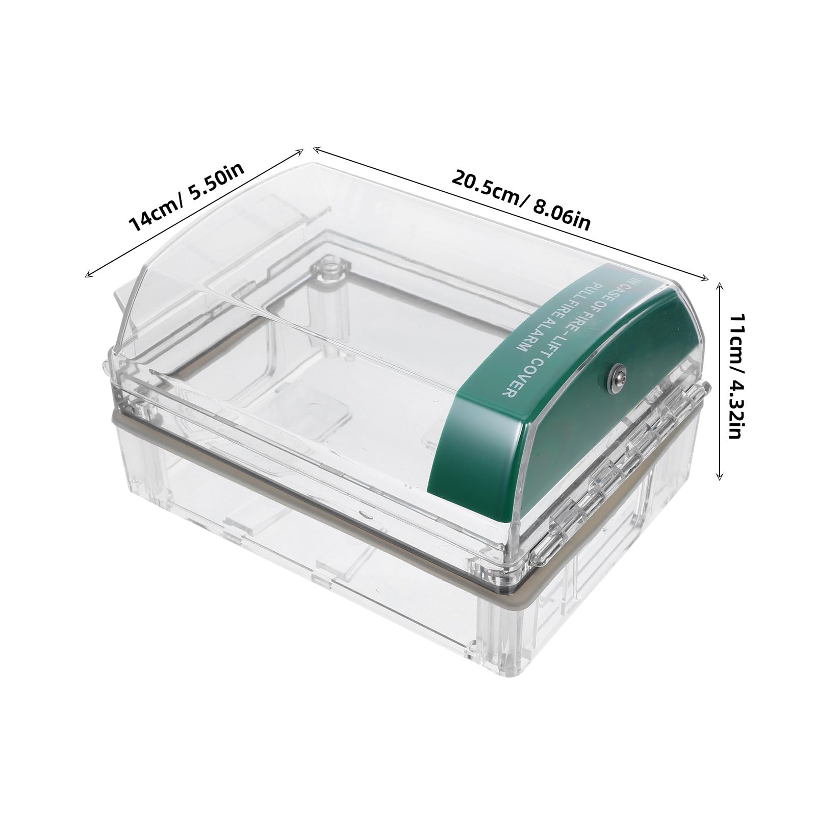 Cubierta Transparente para pulsador: Cubierta Protectora Impermeable para botón de Parada de Emergencia - Cubierta de plástico Impermeable para alarmas