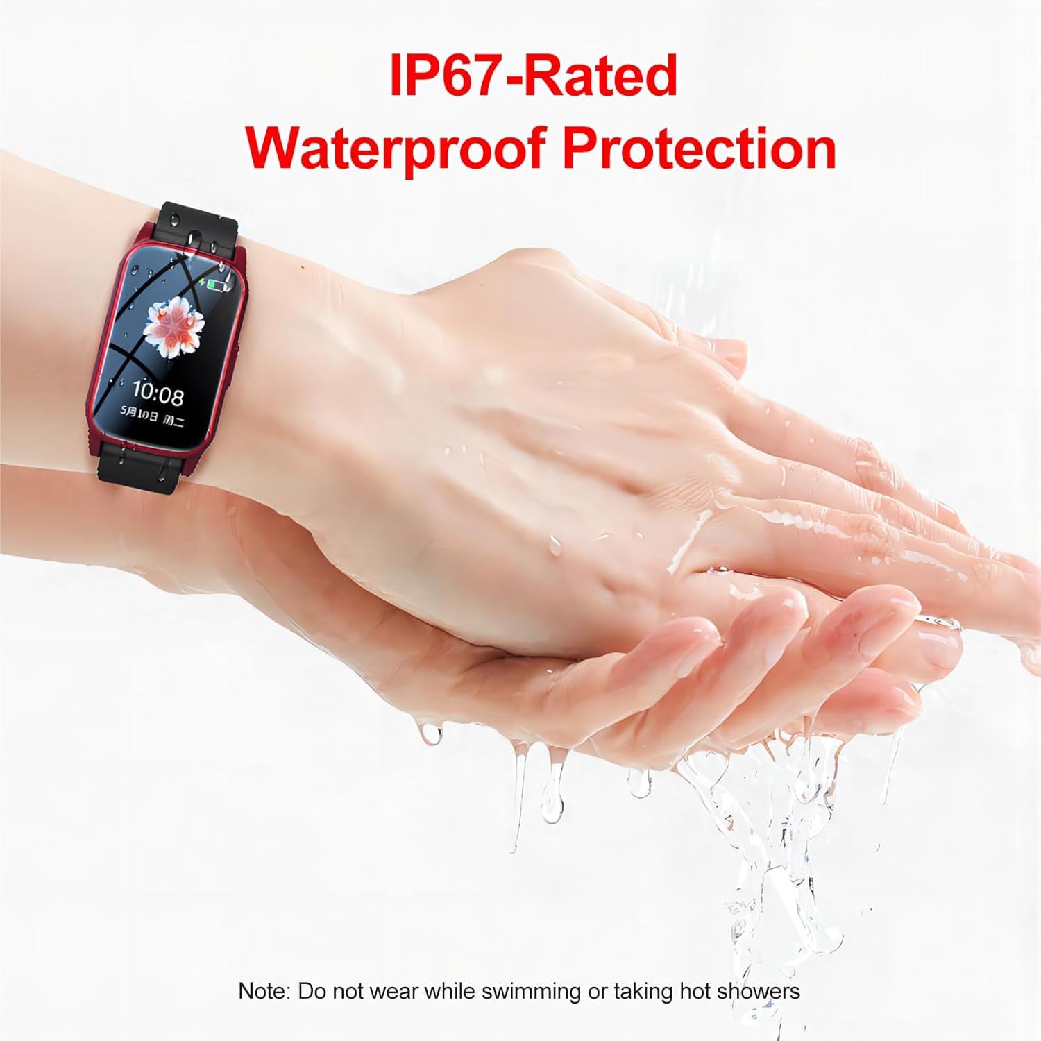 Reloj inteligente GPS con detección de caídas, videollamada HD impermeable, alarma SOS, monitor de salud para personas mayores y cuidado de la demencia