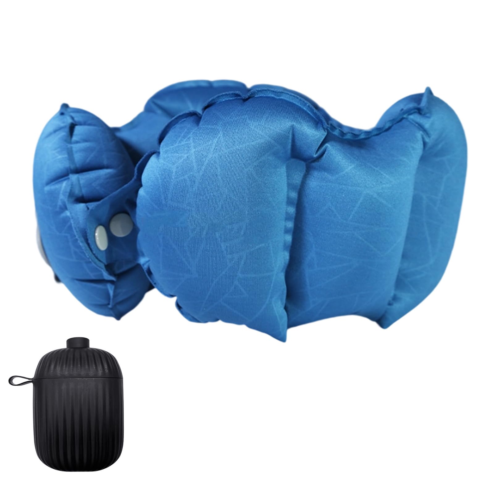 Tsophreniq 3 Inflatable Neck Rest with & Storage Case, TPU Ergonomic Design for Travel Comfort Ergonomic Neck Pillow
