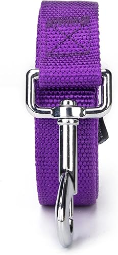 Miniatura 9 de Correa de entrenamiento de perros de nailon resistente y duradera, cuerda de tracción de 1 pulgada de ancho, 6 pies, 10 pies y 15 pies de largo,