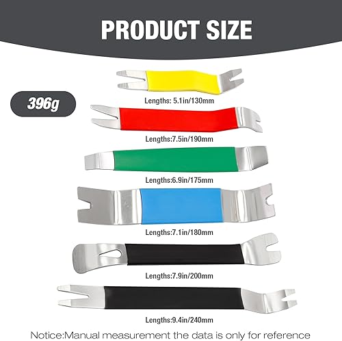 Miniatura 10 de Saihisday 6 herramientas de extracción de pavimentadoras de patio, herramienta extractora de pavimentadora de acero inoxidable, herramienta de