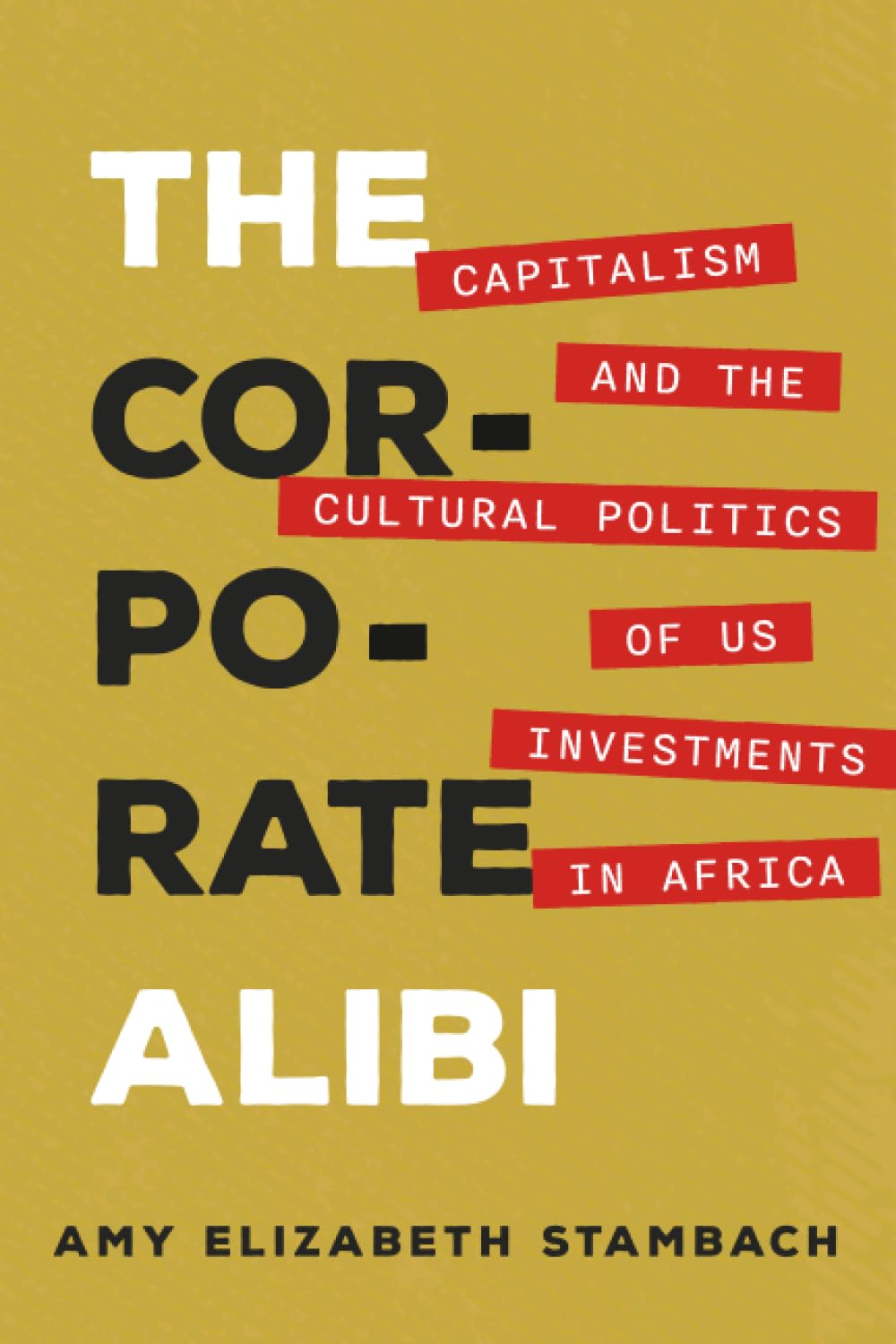 Corporate Alibi: Capitalism and the Cultural Politics of US Investments in Africa